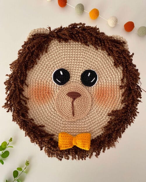 Receita de Amigurumi Banquinho Leão Léo - Imagem 2