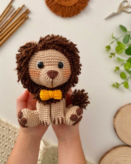 Receita de Amigurumi Leão Léo