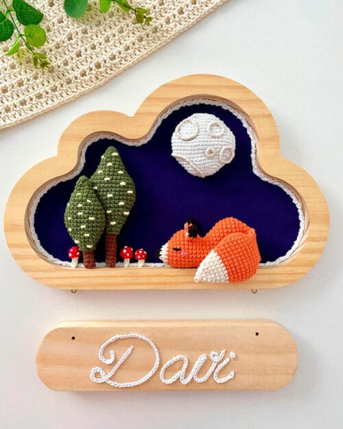 Receita de Amigurumi Porta Maternidade Raposa