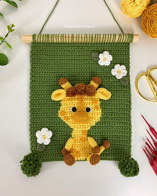 Receita de Amigurumi Flâmula Girafa