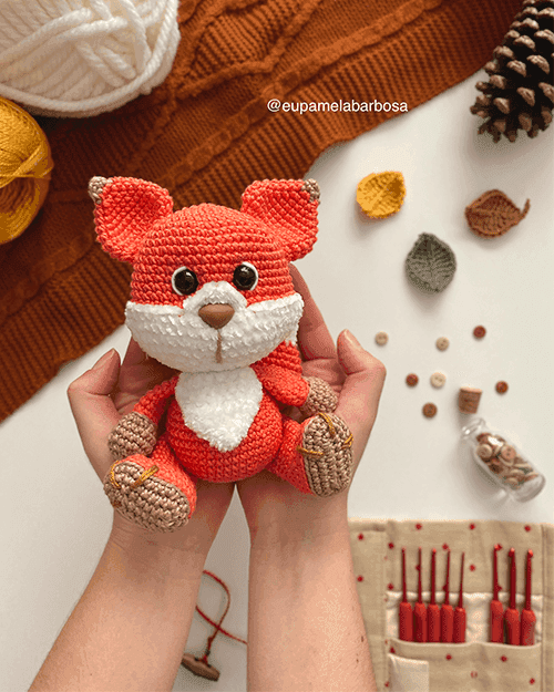 Receita de Amigurumi Raposa