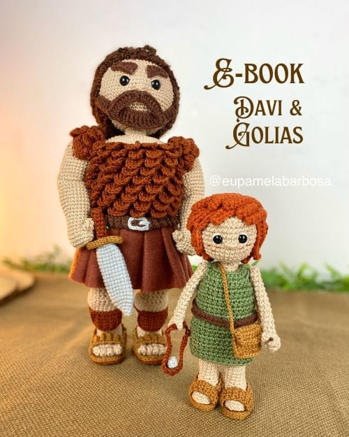 E-book Completo Davi e Golias Amigurumi