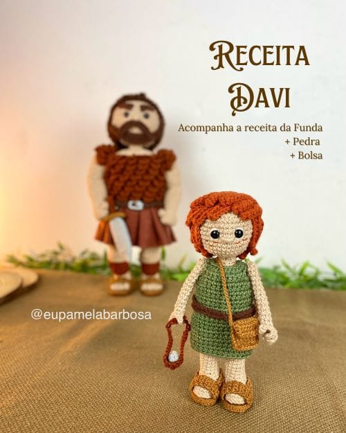 E-book Completo Davi e Golias Amigurumi - Imagem 2