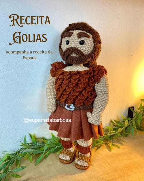 E-book Completo Davi e Golias Amigurumi - Imagem 3