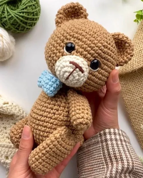 Receita de Amigurumi Ursinho - Imagem 2