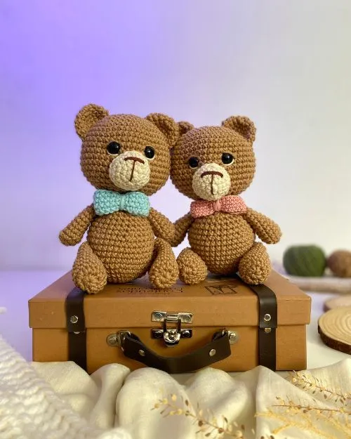 Receita de Amigurumi Ursinho - Imagem 3