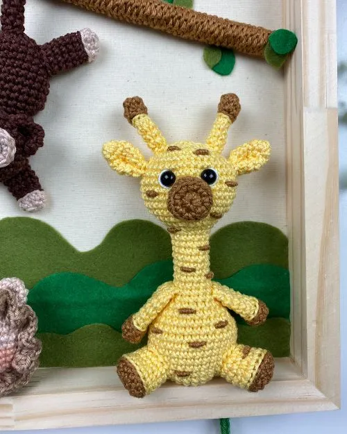 Receita de Amigurumi Porta Maternidade Safari - Imagem 3