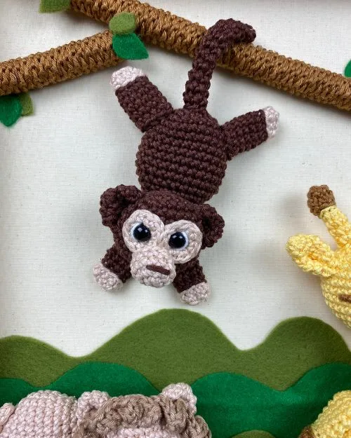 Receita de Amigurumi Porta Maternidade Safari - Imagem 2