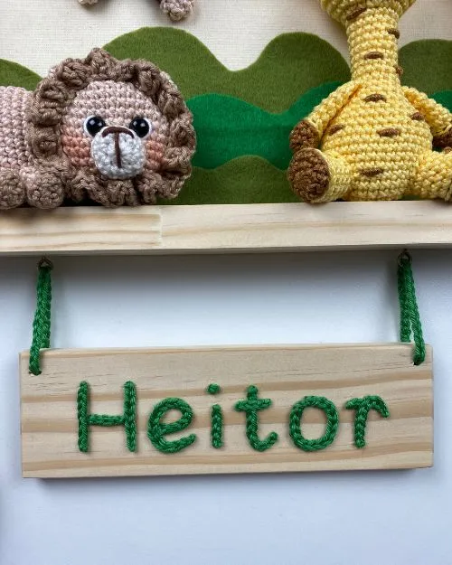 Receita de Amigurumi Porta Maternidade Safari - Imagem 4